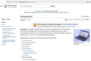 Wikipedia - kompiuteris